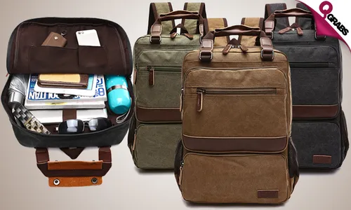 Vintage Canvas Backpacks!
